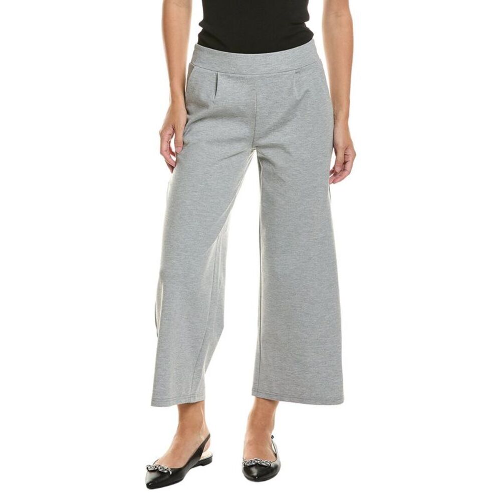 Ichi Womens Ihkate Sus Wide Leg Pant, Gray